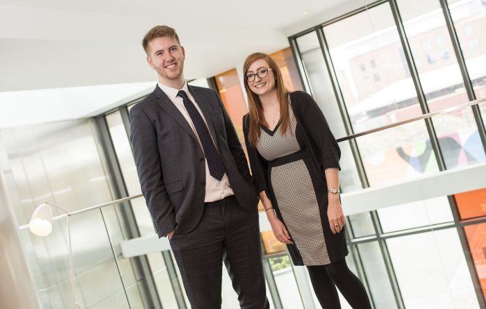 Alex Young, Commercial Paralegal and Martha Craven, Employment Solicitor - Mincoffs Solicitors