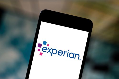 Experian Logo on a Phone - M&A Tables
