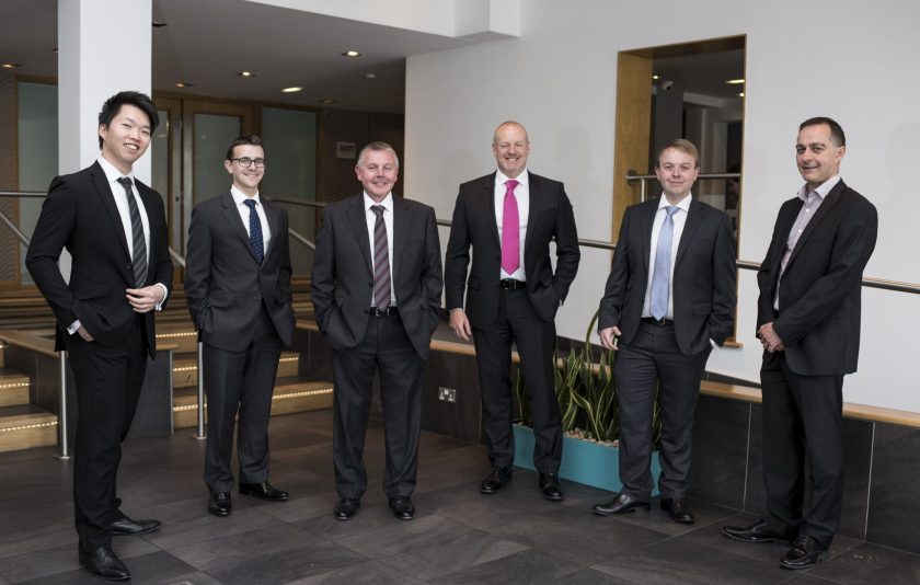 The corporate team at MIncoffs Solicitors